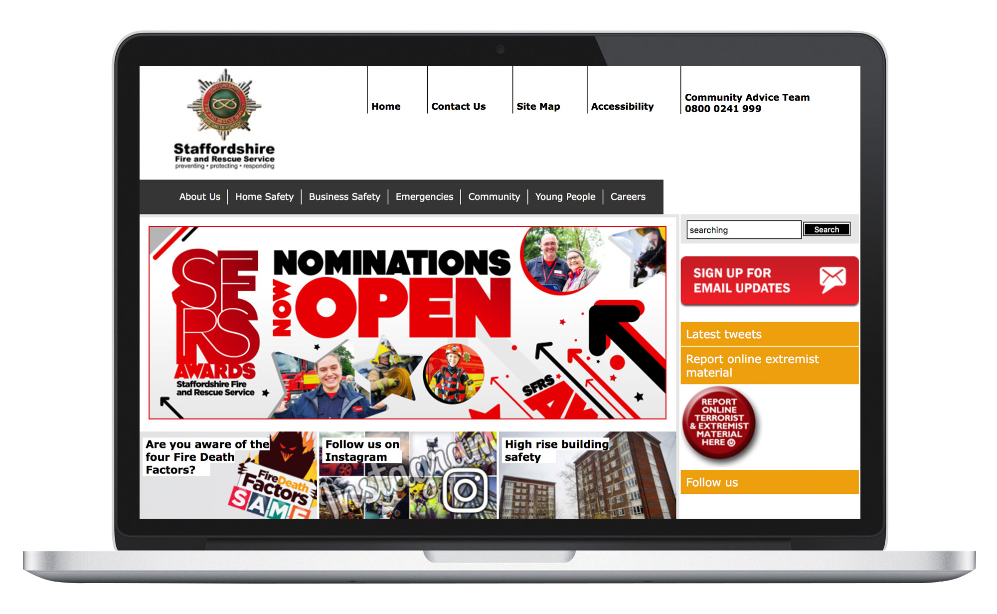 web design in Staffordshire websites